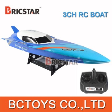 Radio control 74cm big boat toys 3 channel cheap rc boats rc power boat with double motor.