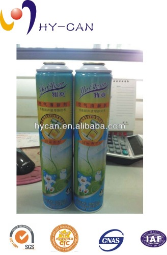 Aerosol manufacture cans for air freshener