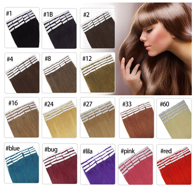 Super Highlight Bayalage Color Tape Hair Extensions,Mega Waterproof Human Hair Adhesive Replaceable 3m Tpae In Eurasian Hair