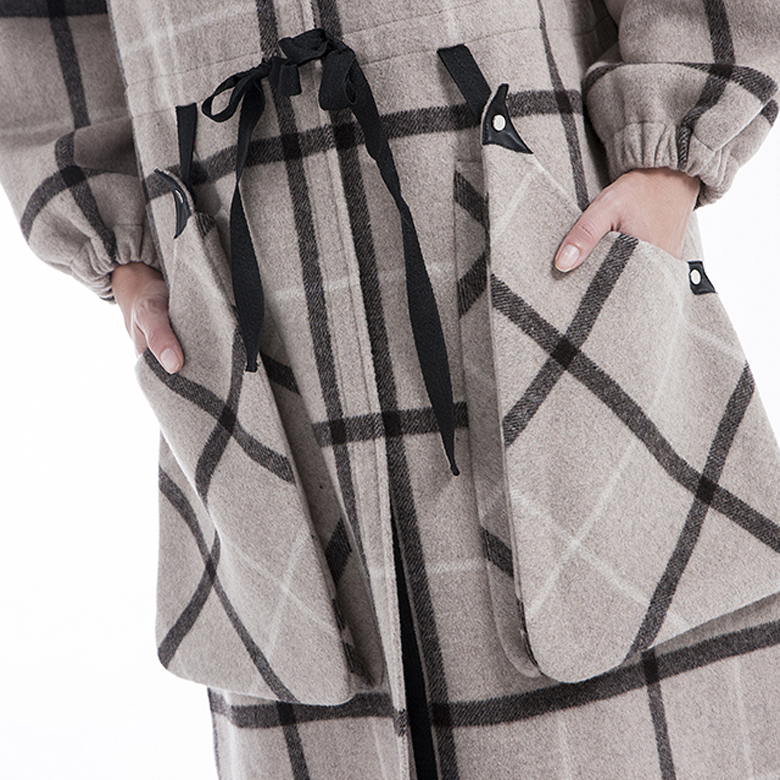 Plaid 100% pure cashmere in winter