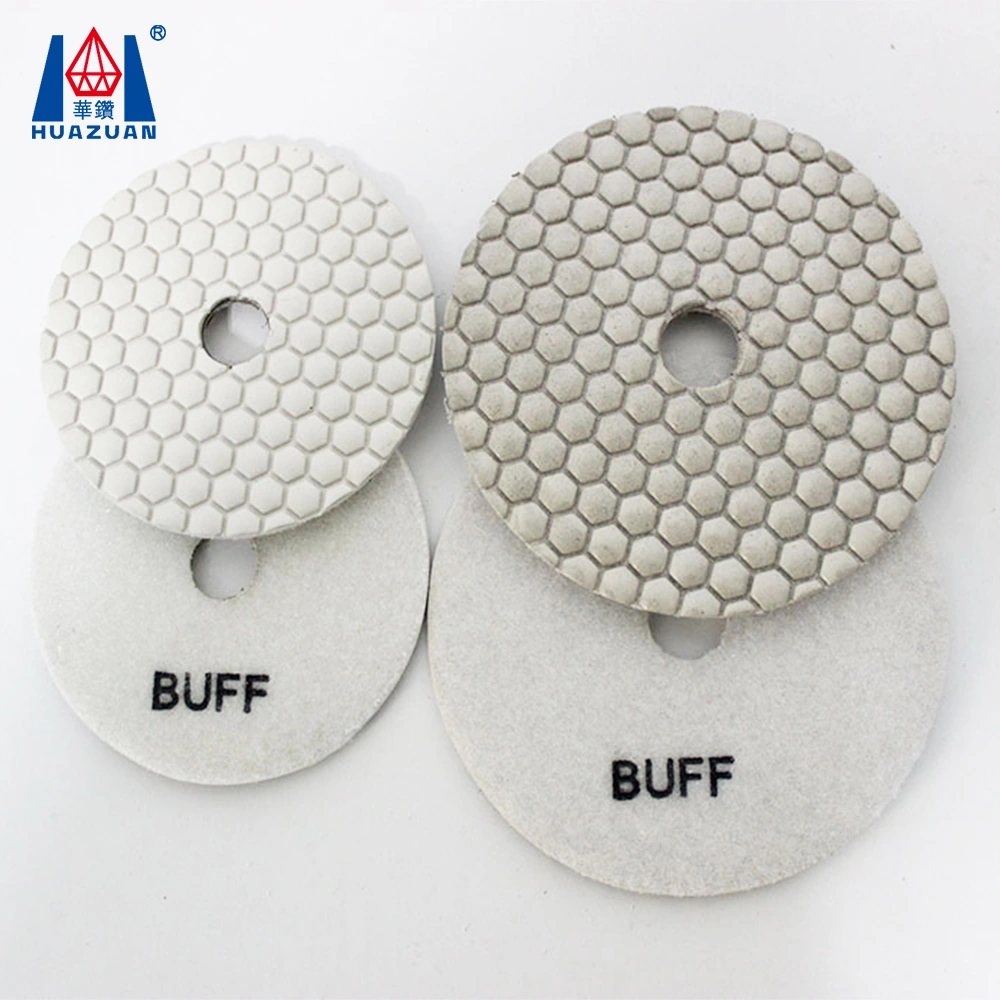 80mm Dry Type Flexible Diamond Grinding Polishing Pads for Marble