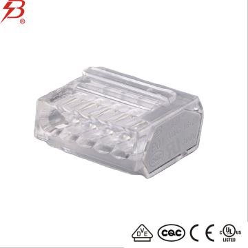 Screwless 5 Poles Push In Wire Connectors