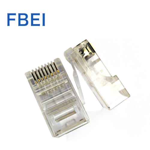 Cat6 RJ45 Mengakhiri Penyambung Crimp Kabel Ethernet