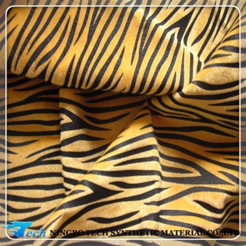 animal print fabric leather animal hair, bag or shoe making material(2015 cuero sinteticos para zapatos)