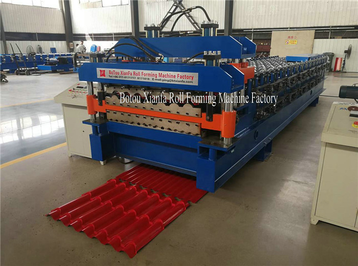 Step Tile Forming Machine