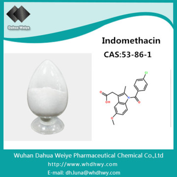 CAS: 53-86-1 Heißer Verkauf Pharmazeutische Rohstoffe Indomethacin