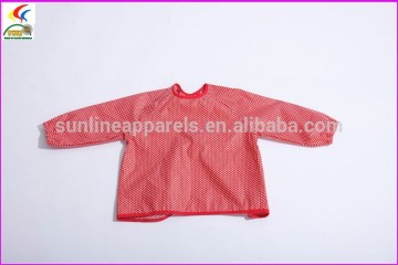 100% cotton kids printing jacket with pu coating