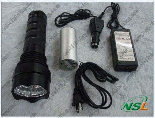 24W HID Xenon Spotlight TACTICAL Xenon Torch Hunting Handheld Spot Light 1440 lumens