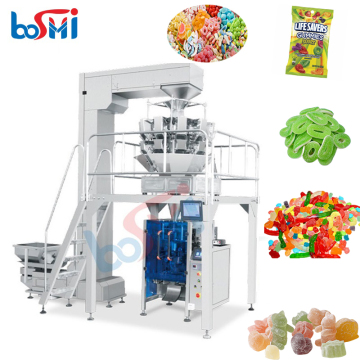 Automatic Vertical Candy Packaging Machine for Cotton Candy Fudge Chocolate Candies (50g-200g)