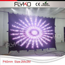 led curtain/flexible led screen/soft led display