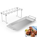 Stainless steel foldable chicken wings leg rack