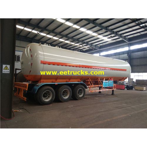 56000 Liters LPG Gas Delivery Trailer Tankers