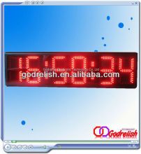 double outdoor led clock with tripod