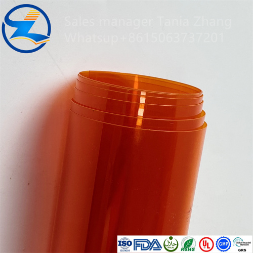 High quality color PVC rigid plate roll