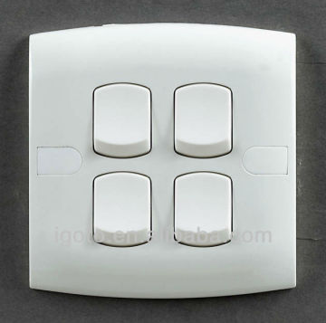 4 gang SASO waterproof light switch