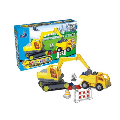 Kits de construção de brinquedos de engenharia para criança