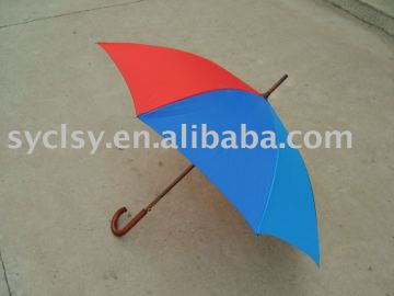 wooden promotional umbrella