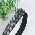 Snowflake patterned nylon decorative zipper for clothing