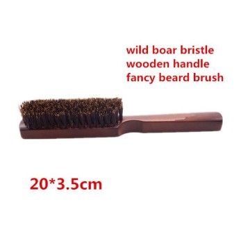 Beard Grooming Products Wooden Beard Comb Beard Boar Brush Wooden