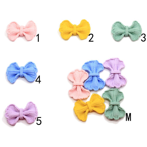 Hottest Colorful Bowknot Resin Charms DIY Decoration Craft Girls Hairpin Ornament Accessories Kids Jewelry Embellishment Shop