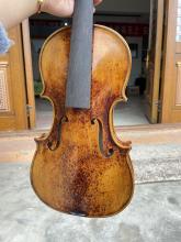 hot sale professional high grade handmade made cheap low price flamed maple wood violin