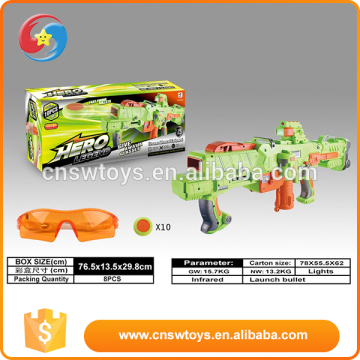 Best gift for children funny BO green plastic gun toys