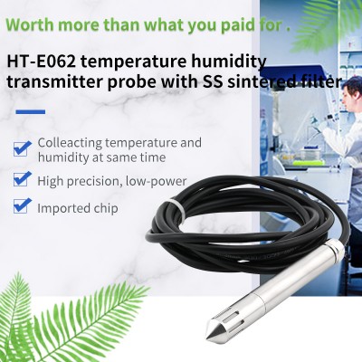 HNEGKO HT -E064  Waterproof Temperature And Humidity Dew Point  Soil Humidity Sensor Probe Sensor Metal Probe