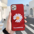 Soft Leather Fragment Flower Phone Case Embroidery