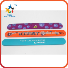 pvc rubber reflective slap band reflective snap band