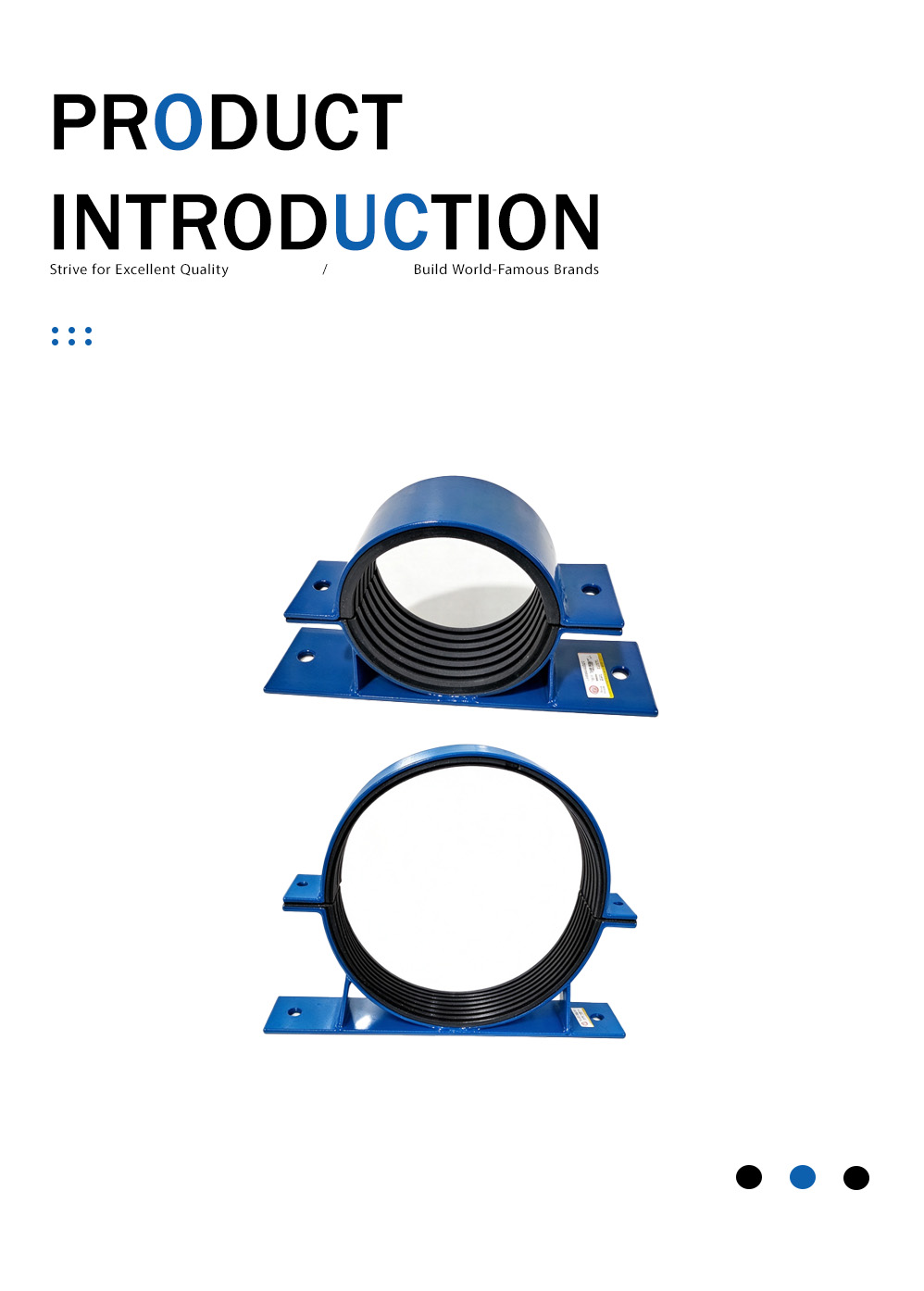 Isolador de vibração de tubo de suporte total tipo DT DT Type Full Support Pipe Vibration Isolator