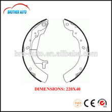 Durable good quality semimetal OEM 4423698 auto brake shoe for Peugeot Platform 4515 brake shoe