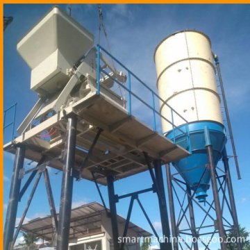 HZS50 Concrete Mixing Plant Machine Concrete Batching Plant