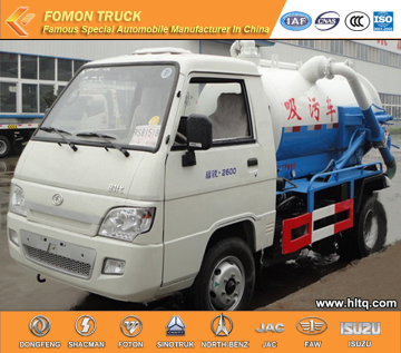 FOTON 4000L Vacuum Suction Sewer truck