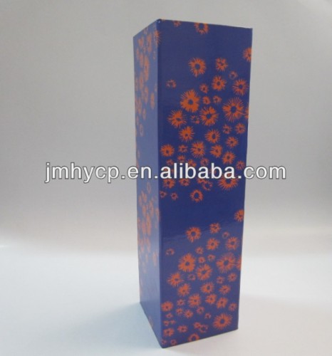 new style luxury high quality black Paper bulk Wine Boxes