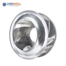 Aluminum / Plastic / Galvanized Backward Curved Centrifugal Blower Fan Impeller Blades