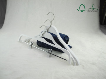 Luxury White Laminated Tops and Bottom hanger for Adult