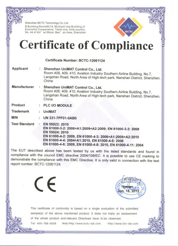 Sm331 8ai Rtd 300 PLC Module Logic Controller at Temperature Measurement