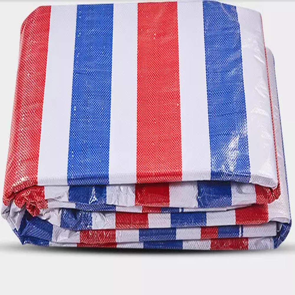 Red Blue White Tarpaulin Lorry Cover