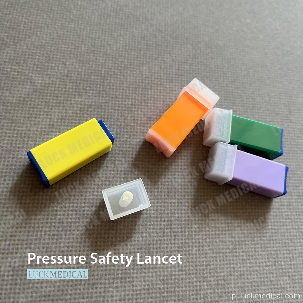 Lancety bezpieczeństwa ciśnienie aktywne