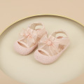 zapatos de vestido de bebé de la princesa de arco