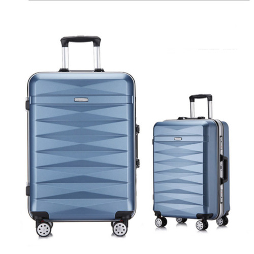 Aluminum magnesium alloy rolling wheeled trolley luggage