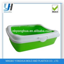 C203 plastic cat litter box cat toilet cat litter tray 48*35*15cm