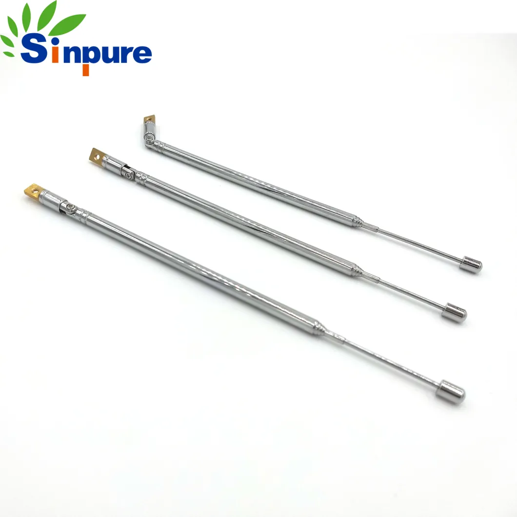 Sinpure Customized Stainless Steel Telescopic FM Radio Mast Antenna