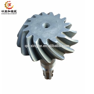 Harden teeth CNC machining steel casting aluminum gears