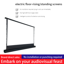 Installation-free Electric Floor-Rising Screens