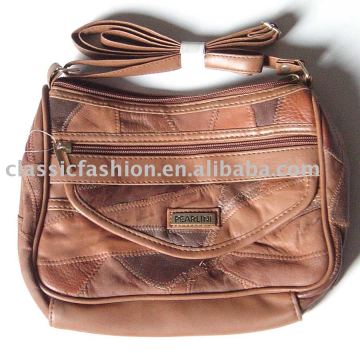 Patchwork bag, leather patchwork bag