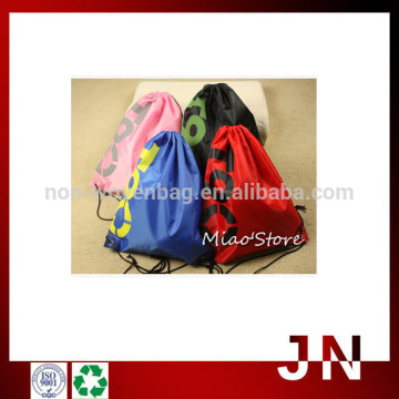 Foldable 210D Polyester Drawstring Bags/drawstring bags wholesale