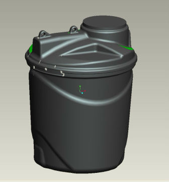 Blow moulding Septic tank