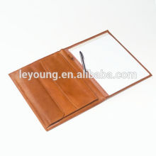 New Designed Non-Zipper Document Holder Leather File Folder