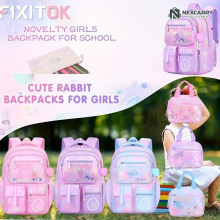 Girl's Three Piece Backpack